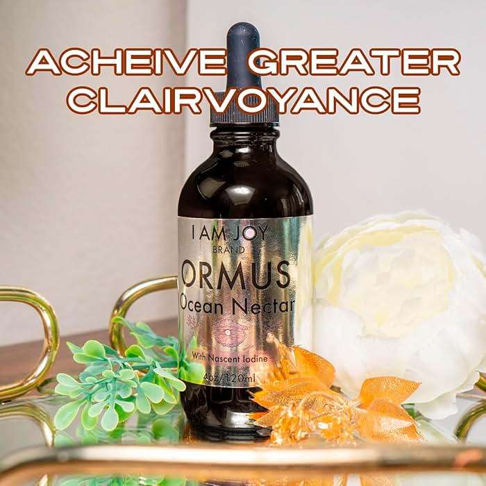I Am Joy co. Ormus Ocean Nectar Monoatomic Gold with Iodine Designed to Decalcify the Pineal Gland, Support Thyroid and Increase Feelings of Alertness, Clarity of Thought and Energy 4oz - Image 5