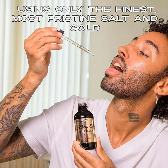 I Am Joy co. Ormus Ocean Nectar Monoatomic Gold with Iodine Designed to Decalcify the Pineal Gland, Support Thyroid and Increase Feelings of Alertness, Clarity of Thought and Energy 4oz - Image 7
