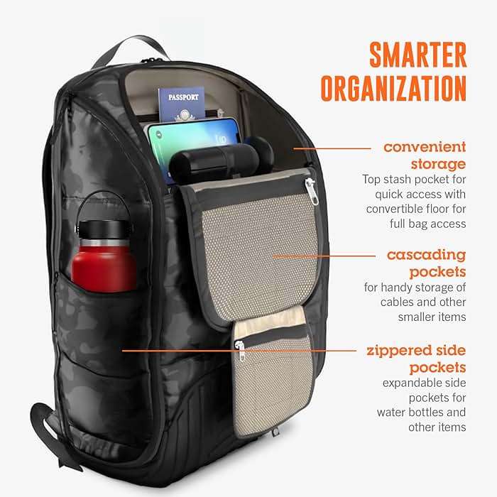 STM Dux 30L Backpack - Rugged, Comfortable, Innovative, Versatile, Stylish, 360 Degree Protective Backpack for Men & Women, Fits up to a 17" Laptop Plus a Tablet Sleeve - Blue - Image 6