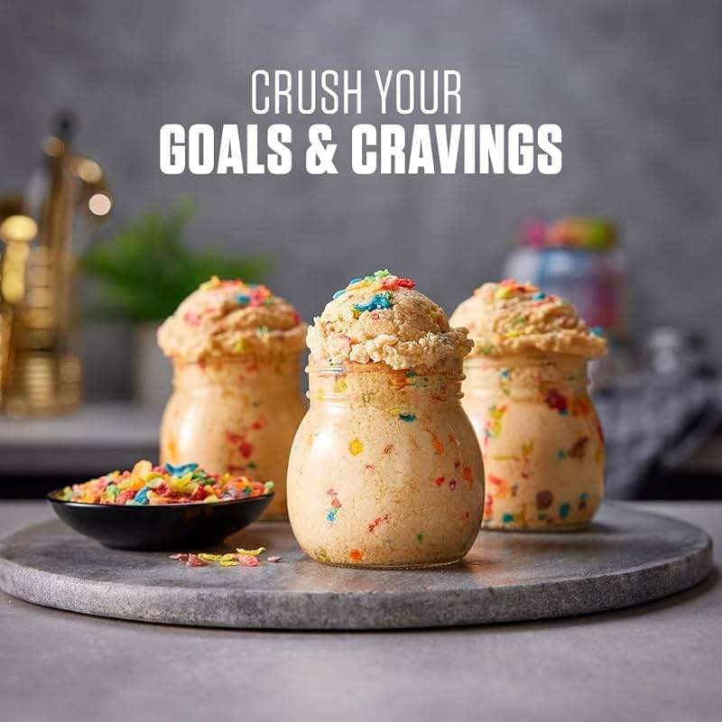 Dymatize x Fruity Pebbles ISO100 Whey Protein Powder Isolate, 25g of Protein, 5.5g BCAAs, 120 Cal., Gluten Free, 1g Fat, 1g Sugar, 2g Carb (20 Servings) - Image 4