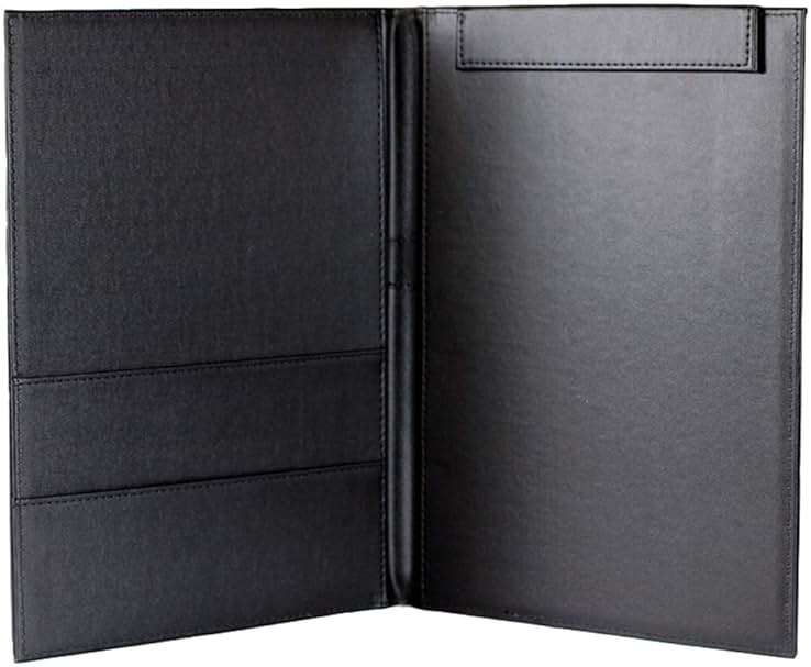 WELLYUK 19" X 13" Padfolio Clipboard, A4 Office File Clip Binder Folder Document Organizer Portfolio Writing Pad Business Card Holder, Magnetic Conference Pad with Pen Holder - Image 1