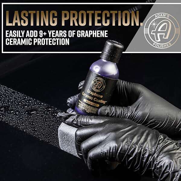 Adam's Polishes Advanced Graphene Ceramic Coating - 10H Graphene Coating for Auto Detailing, 9+ Years of Car Protection & Patented UV Technology - Image 5