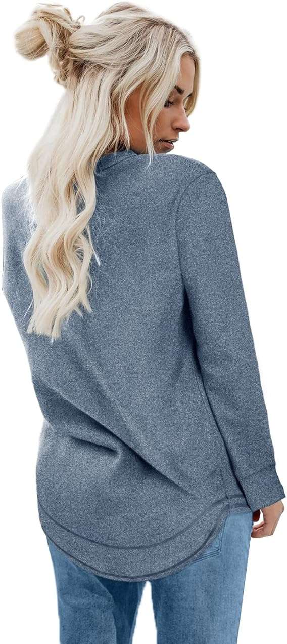 Dofaoo Sweatshirts for Women Crewneck Long Sleeve Shirts Tunic Tops for Leggings Fall Fashion Winter Clothing - Image 4