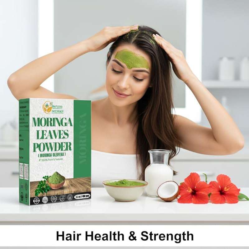 Herbs Botanica Moringa Powder 5.3 oz (150g) Organic Moringa Oleifera Leaf Powder Raw Green Superfood High in Plant-Based Protein, Iron & Vitamins Non-GMO, Vegan, Gluten Free Moringa Leaf Powder - Image 6