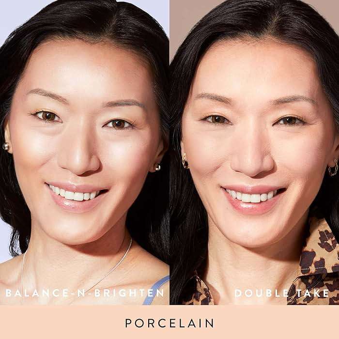 LAURA GELLER NEW YORK It Takes Two Foundation Kit: Baked Balance-n-Brighten Color-Correcting + Double Take Baked Full Coverage - Porcelain - Image 2