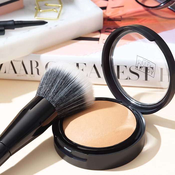 LAURA GELLER NEW YORK It Takes Two Foundation Kit: Baked Balance-n-Brighten Color-Correcting + Double Take Baked Full Coverage - Porcelain - Image 4