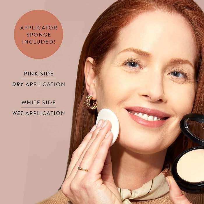 LAURA GELLER NEW YORK It Takes Two Foundation Kit: Baked Balance-n-Brighten Color-Correcting + Double Take Baked Full Coverage - Porcelain - Image 5