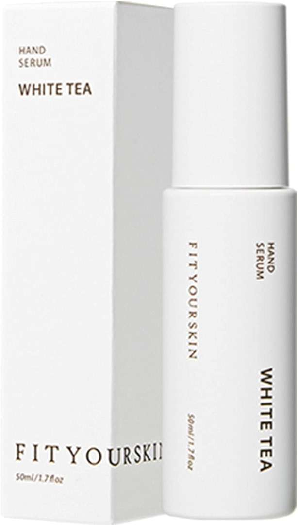 FIT YOUR SKIN Perfumed Hand Serum #White Tea - Lightweight Hand Moisturizing Lotion - Triple Hyaluronic Acid & Camellia Flower Extract - Non Greasy, Non Sticky Finish - 1.7 fl.oz - Image 1