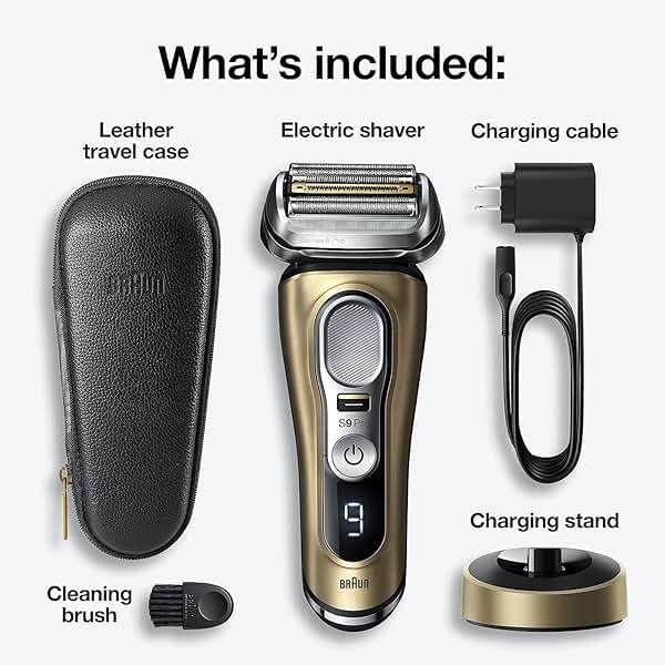 Braun Series 9 Pro 9419s Electric Shaver for Men, Wet & Dry Razor, Shaving Kit with 4+1 Head with ProLift Trimmer - Image 2