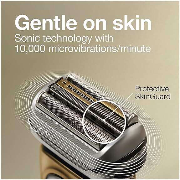 Braun Series 9 Pro 9419s Electric Shaver for Men, Wet & Dry Razor, Shaving Kit with 4+1 Head with ProLift Trimmer - Image 5