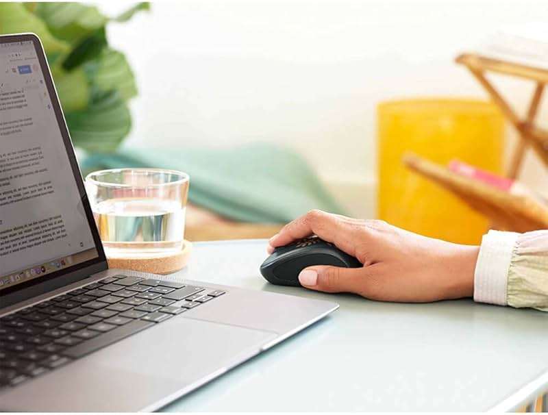 Logitech - Design Collection Limited Edition Wireless Compact Mouse with Colorful Designs - Golden Garden - Image 4