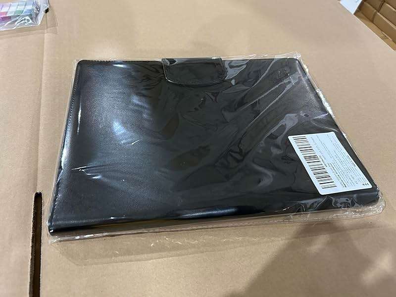 Agoer Padfolio Clipboard Folder, Leather Portfolio Organizer Binder with Magnetic Closure Cover for Interview Resume Office Conference,Business Portfolio Included Letter Sized Paper & Pen & Sticky Tab - Image 11