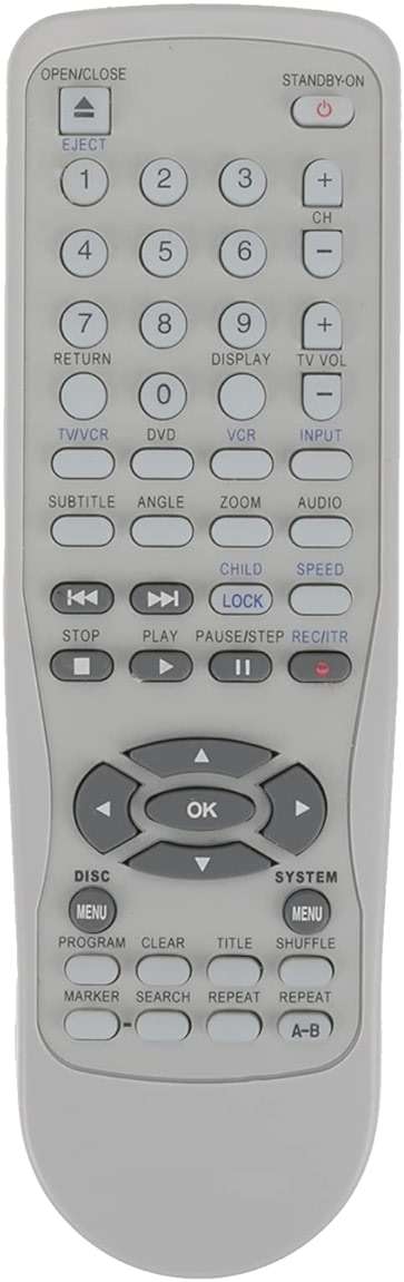 MDV560VR New Replacement Remote Control fit for Magnavox DVD VCR Combo Player VHS Recorder - Image 8