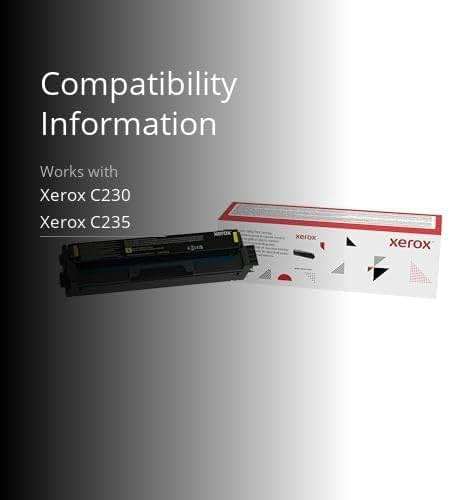 Xerox Genuine C230/C235 Yellow Standard Capacity Toner Cartridge, 1,500 Pages (006R04386) - Image 2