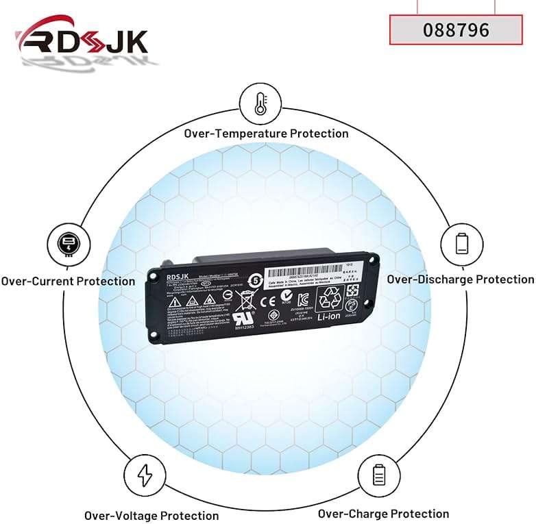 RDSJK 088796 088789 088772 Battery Replacement for Bose Soundlink Mini 2 II mini2 mini II Bluetooth Speaker 7.4V 17Wh - Image 6