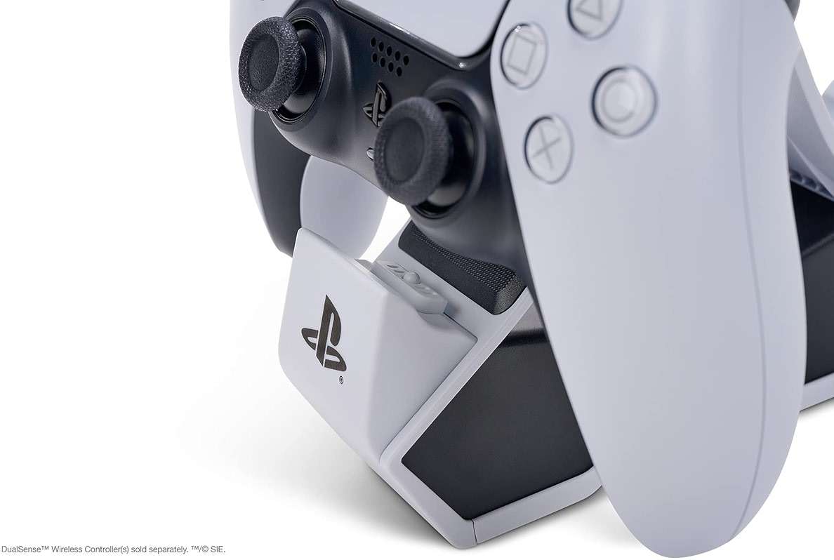 PowerA Twin Charging Station for Dualsense Wireless Controllers, Dualsense Controller Charging, Charge, Sony PlayStation, PS5, Officially Licensed - PlayStation 5 - Image 10