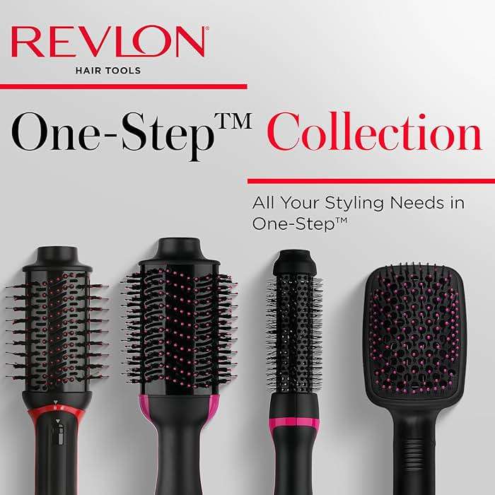REVLON One-Step Hair Dryer and Styler - Root Booster Round Brush for Styling, Dryer Brush for Fast and Easy Salon-Quality Blowout, More Shine and Less Frizz (1-1/2 in) - Image 8