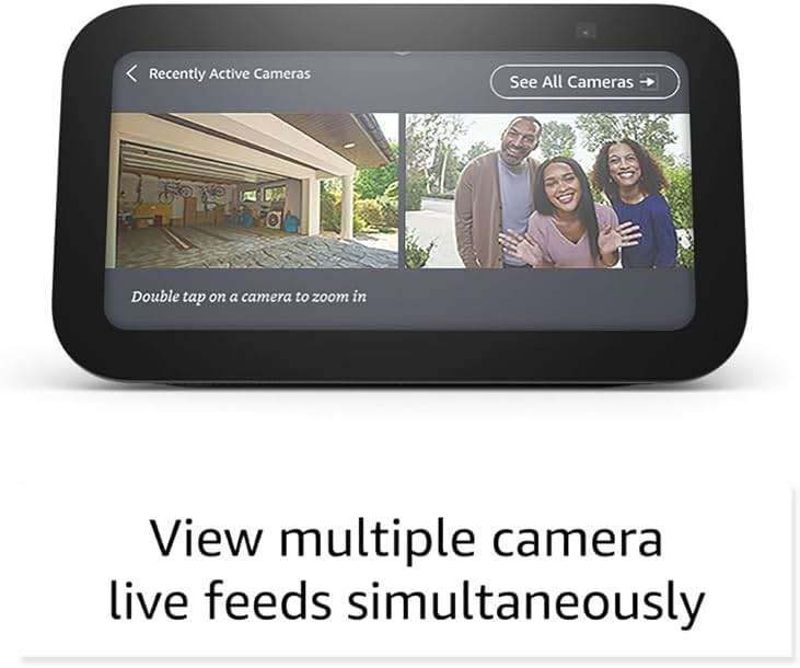 Amazon Echo Show 5 (newest model), Smart display, Designed for Alexa+, 2x the bass and clearer sound, Charcoal - Image 5