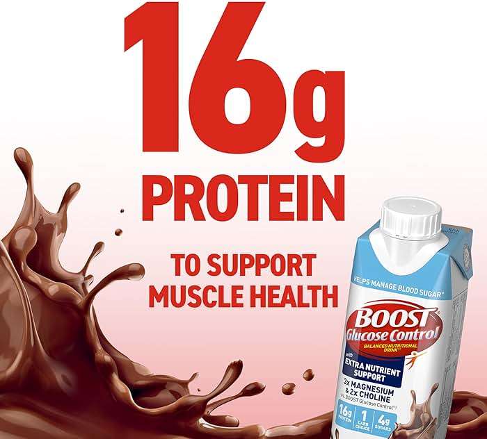 BOOST Glucose Control Ready to Drink Nutritional Drinks with Extra Nutrient Support Drink, Rich Chocolate, 8 Fl Oz, Pack of 24 - Image 3