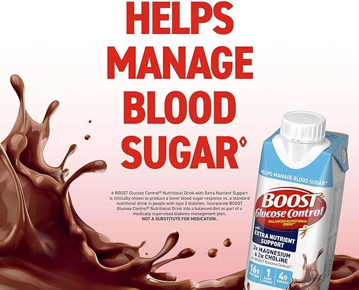 BOOST Glucose Control Ready to Drink Nutritional Drinks with Extra Nutrient Support Drink, Rich Chocolate, 8 Fl Oz, Pack of 24 - Image 4