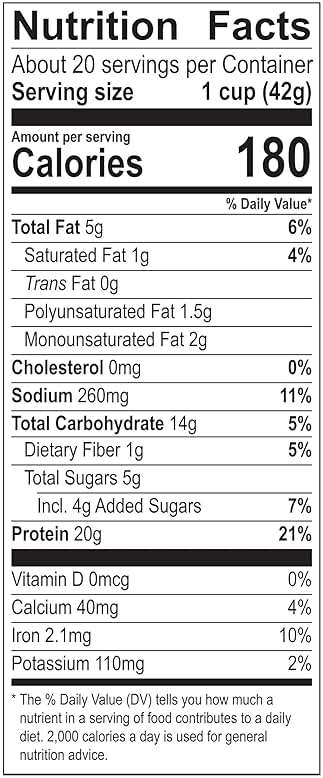 Premier Protein Mixed Berry Almond Breakfast Cereal, High-Protein Crunch with Real Fruit and Nuts, 30 oz Bag (1 Count) - Image 2