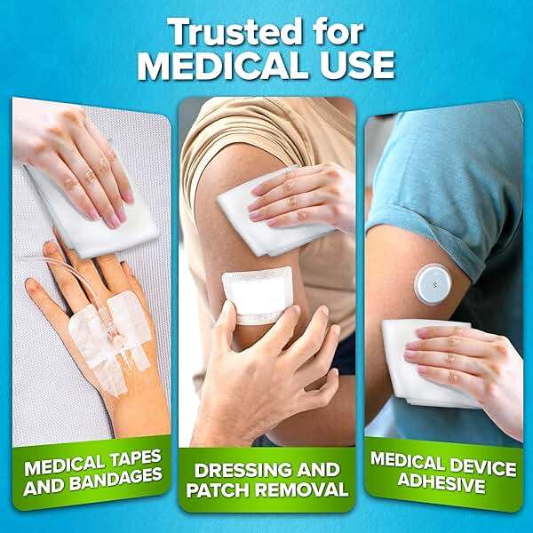 JJ CARE Adhesive Remover Wipes [Pack of 50] - Large Stoma Wipes - Sting Free Adhesive Remover for Skin Ostomy, Stoma, Colostomy Devices and Dressings - Image 7