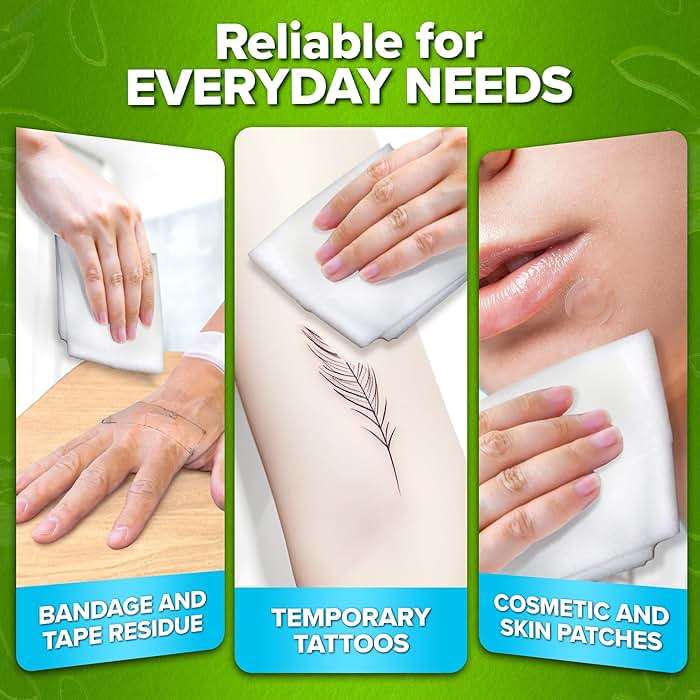 JJ CARE Adhesive Remover Wipes [Pack of 50] - Large Stoma Wipes - Sting Free Adhesive Remover for Skin Ostomy, Stoma, Colostomy Devices and Dressings - Image 8