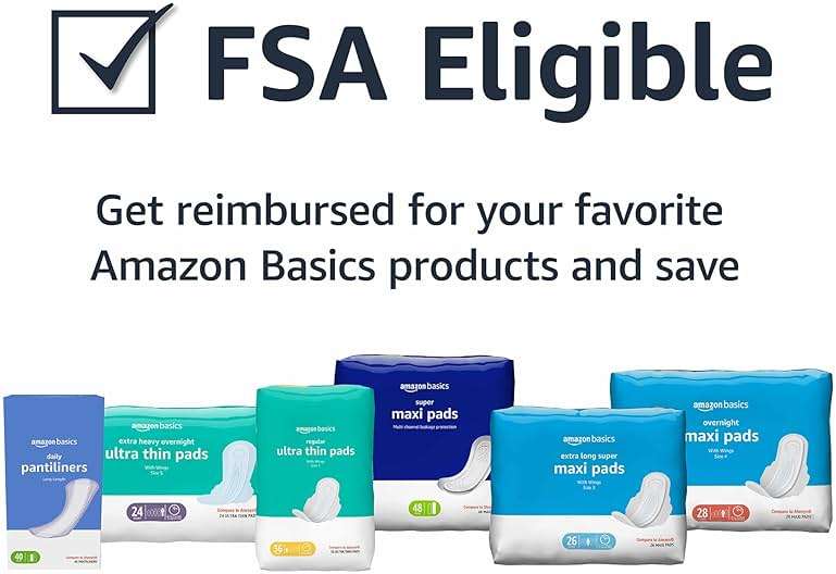 Amazon Basics Daily Pantiliner, Long Length, Feminine Pads for Women, Unscented, Leakage Protection, 40 Count (Previously Solimo) - Image 7