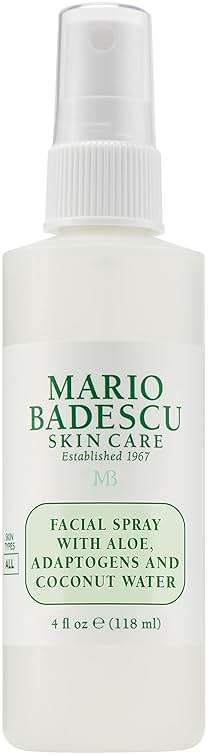 Mario Badescu Facial Spray with Aloe, Adaptogens & Coconut Water – Hydrating Face Mist for Dewy Glow, Lightweight Refreshing Skin Spray with Hyaluronic Acid & Niacinamide - Image 1