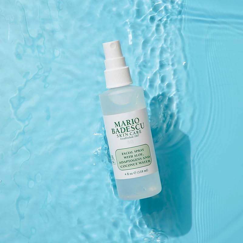 Mario Badescu Facial Spray with Aloe, Adaptogens & Coconut Water – Hydrating Face Mist for Dewy Glow, Lightweight Refreshing Skin Spray with Hyaluronic Acid & Niacinamide - Image 9