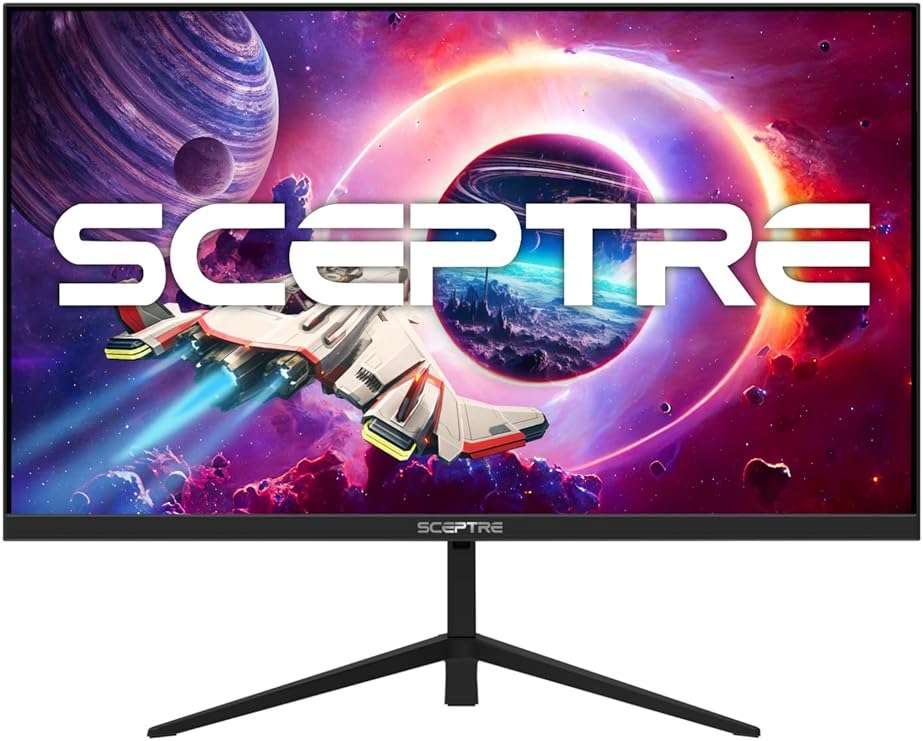 Sceptre 27-inch Gaming Monitor 165Hz 144Hz 1ms AMD FreeSync Premium HDMI DisplayPort Build-in Speakers, 99% sRGB Machine Black 2025 (E275B-FWD168 Series) - Image 1