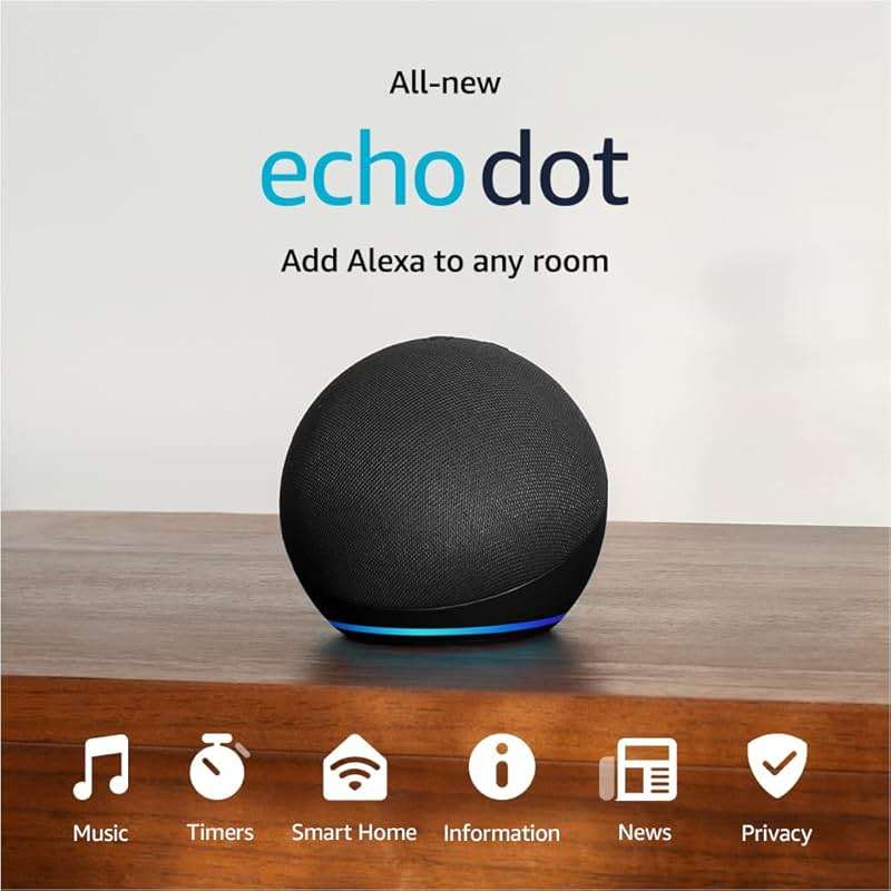 Amazon Echo Dot (newest model) - Vibrant sounding speaker, Designed for Alexa+, Great for bedrooms, dining rooms and offices, Charcoal - Image 9