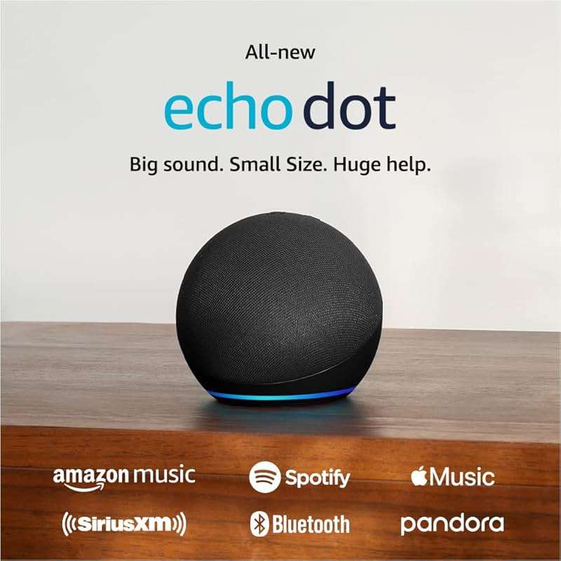 Amazon Echo Dot (newest model) - Vibrant sounding speaker, Designed for Alexa+, Great for bedrooms, dining rooms and offices, Charcoal - Image 10