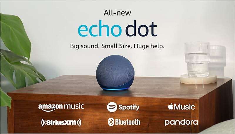 Amazon Echo Dot (newest model) - Vibrant sounding speaker, Designed for Alexa+, Great for bedrooms, dining rooms and offices, Deep Sea Blue - Image 13