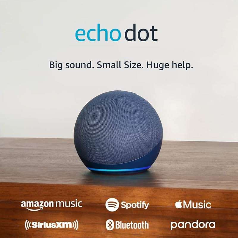 Amazon Echo Dot (newest model) - Vibrant sounding speaker, Designed for Alexa+, Great for bedrooms, dining rooms and offices, Deep Sea Blue - Image 15