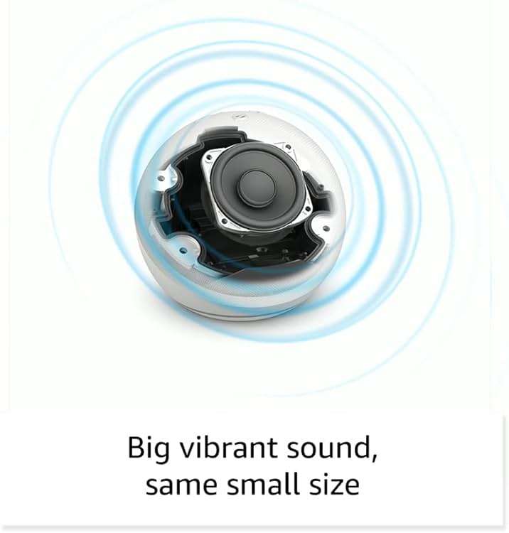 Amazon Echo Dot (newest model) - Vibrant sounding speaker, Designed for Alexa+, Great for bedrooms, dining rooms and offices, Deep Sea Blue - Image 3