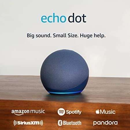 Amazon Echo Dot (newest model) - Vibrant sounding speaker, Designed for Alexa+, Great for bedrooms, dining rooms and offices, Deep Sea Blue - Image 8