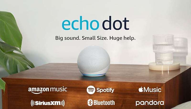 Amazon Echo Dot (newest model) - Vibrant sounding speaker, Designed for Alexa+, Great for bedrooms, dining rooms and offices, Glacier White - Image 15