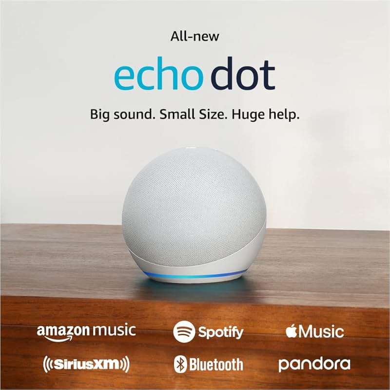 Amazon Echo Dot (newest model) - Vibrant sounding speaker, Designed for Alexa+, Great for bedrooms, dining rooms and offices, Glacier White - Image 10