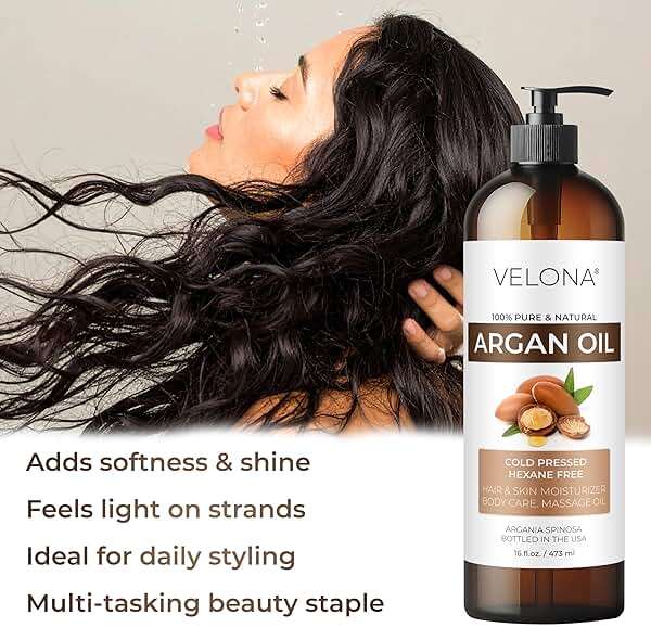 velona Argan Oil - 8 Fl Oz | 100% Pure and Natural | Morocco Oil | Skin, Body and Face Care | Nails Protector | Unrefined, Cold Pressed | Cap Kit - Image 5