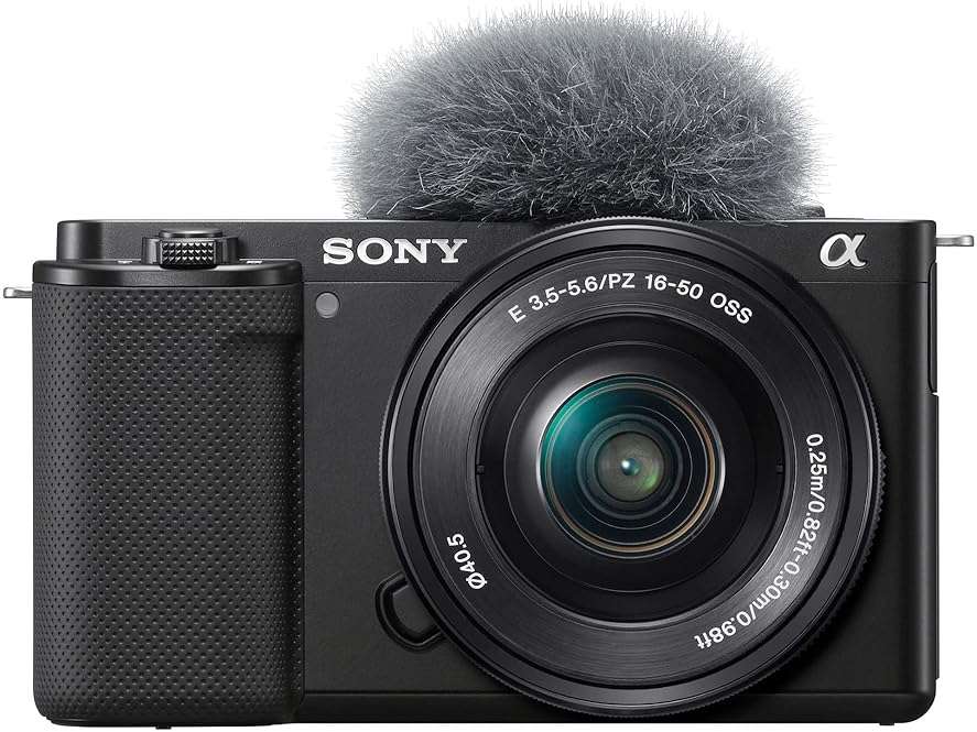 Sony Alpha ZV-E10 - APS-C Interchangeable Lens Mirrorless Vlog Camera Kit - Black - Image 2