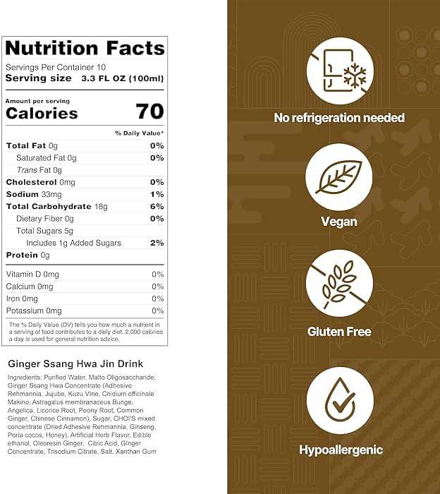KWANGDONG Ssang Hwa Jin Korean Herbal Ginger Tea – Traditional Ssanghwatang Body Warming Wellness Drink for Energy, Vitality & Immune Support, 10 Pouches (33.8 fl oz) - Image 2