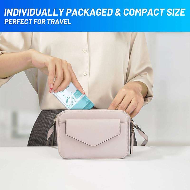 50 Pack Toilet Seat Covers Disposable - Waterproof 16x24 Inch Extra Large Individually Wrapped Toilet Seat Shields Travel Accessories for Adults Kids - Image 4