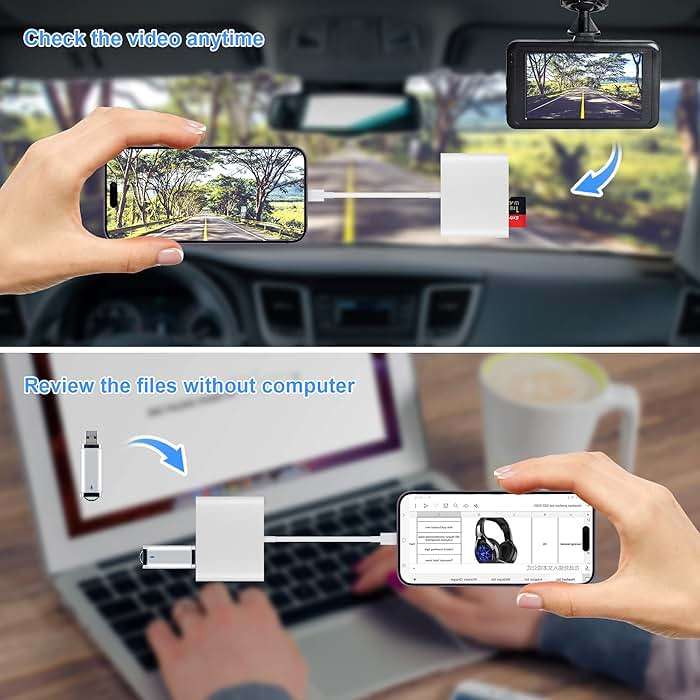 SD Card Reader, USB 3.0 Type C High Speed to SD/TF Card Adapter for iPhone 17/16/15 Pro Max Memory Card Reader with SD MicroSD USB 3 Port for Mac/iPad/MacBook Pro/Air Android Phone Tablet(White) - Image 9