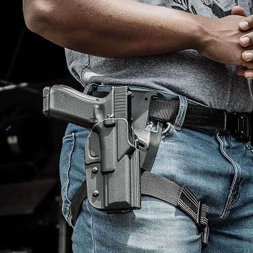 Mid-Rise Drop Leg Platform - USA Made - Duty and Offset Drop Leg Belt Attachment for OWB, TASER, Leo & More - by Blade-Tech for Holsters - Image 3
