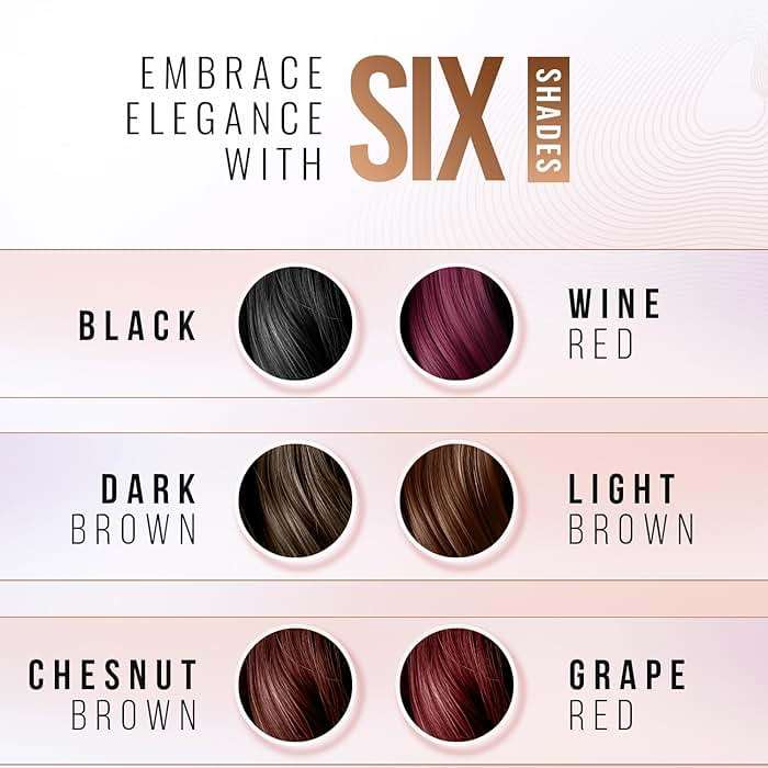 Herbishh Hair Color Shampoo for Gray Hair–Natural Hair Dye Shampoo with Argan Hair Mask–Travel size-Colors Hair in Minutes–Long lasting colour–10pack+1pack–Ammonia-Free (Light Brown) - Image 7