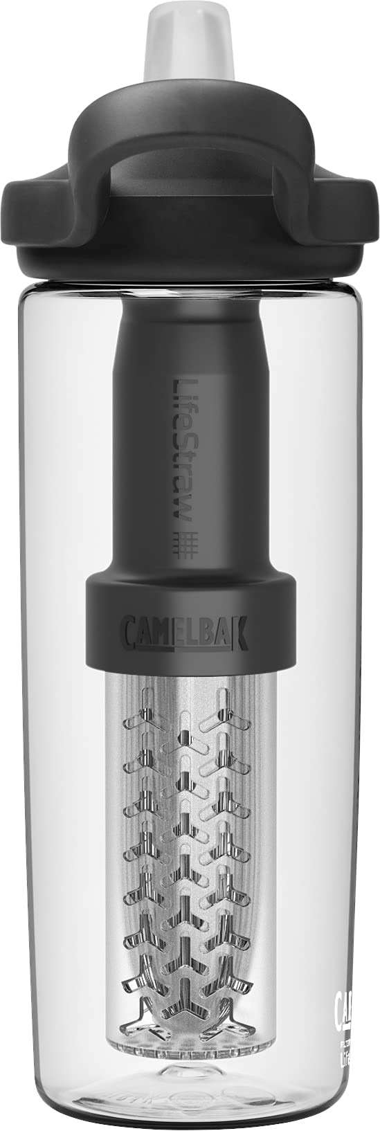 CamelBak Eddy+ Filtered by LifeStraw Integrated Two Stage Filter Straw Water Bottle with Tritan Renew - Image 4