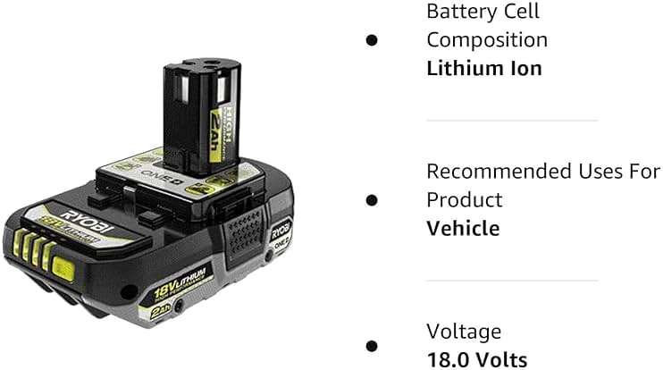 RYOBI ONE+ 18V HIGH Performance Lithium-Ion Compact Battery PBP003 - Image 2