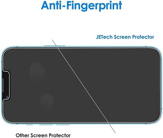 JETech Screen Protector Compatible with iPhone 13 Pro Max 6.7-Inch, Tempered Glass Film, 3-Pack - Image 7