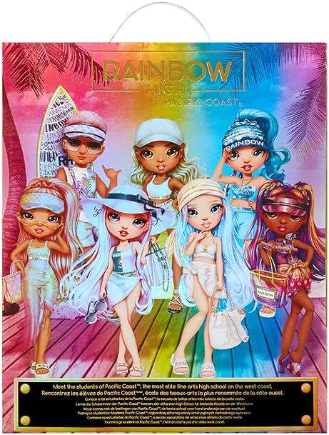 Rainbow High Pacific Coast Harper Dune- Sand (Light Yellow) Fashion Doll with Outfit, Pool Accessories Playset, Interchangeable Legs, Toys for Kids, Great Gift for Ages 6-12+ Years - Image 5